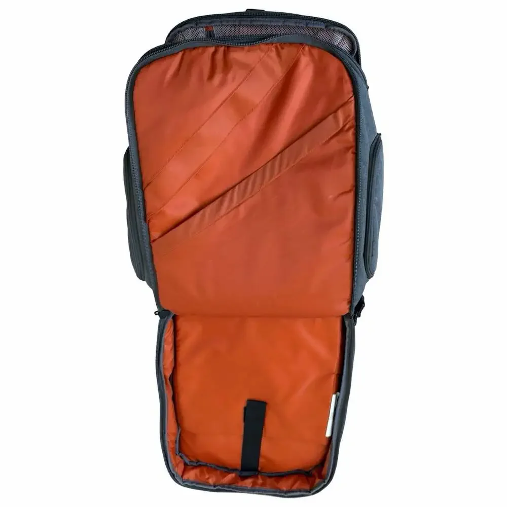 eBags EB2146-16C Professional Slim Laptop Backpack Gray Orange Travel